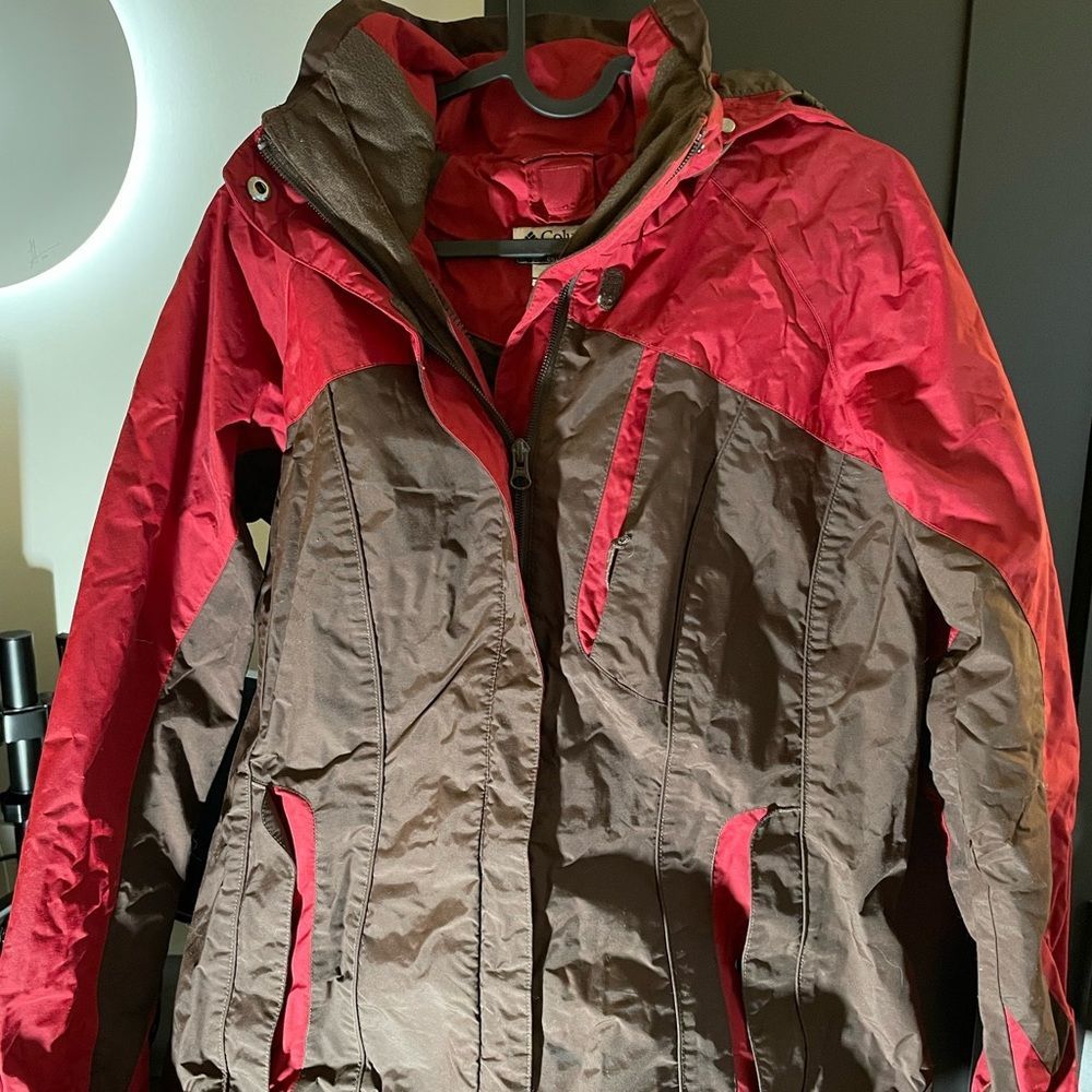 Columbia windbreaker interchange jacket for women